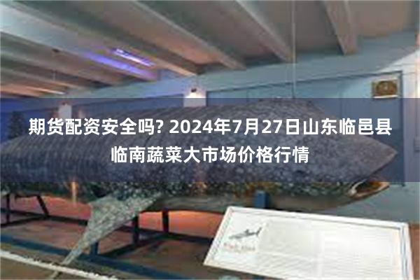 期货配资安全吗? 2024年7月27日山东临邑县临南蔬菜大市场价格行情