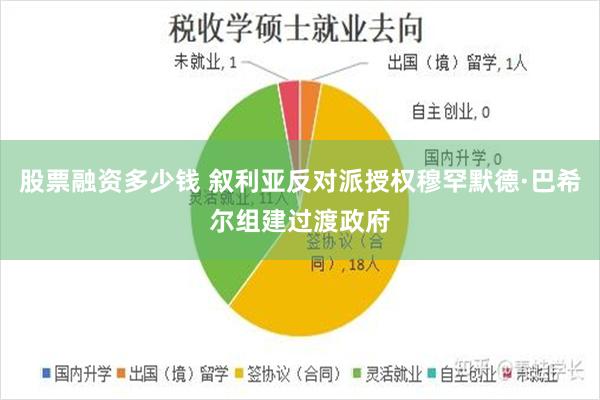 股票融资多少钱 叙利亚反对派授权穆罕默德·巴希尔组建过渡政府