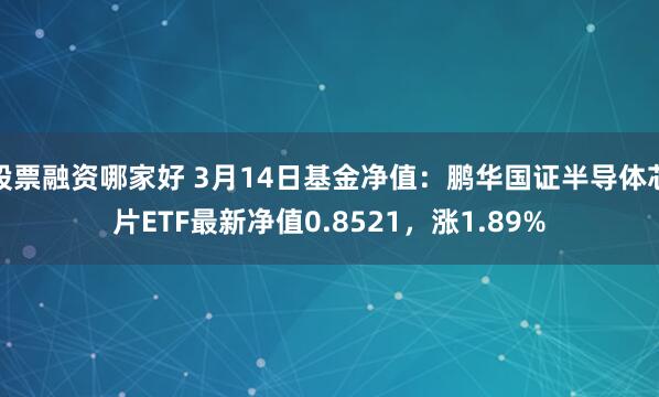 股票融资哪家好 3月14日基金净值：鹏华国证半导体芯片ETF最新净值0.8521，涨1.89%